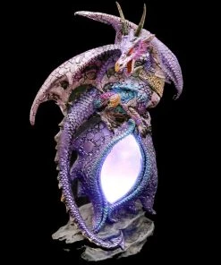 Puckator Purple Dragon Figurine On LED Dragon Eye 11 Puckator Purple Dragon Figurine On LED Dragon Eye
