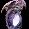 Puckator Purple Dragon Figurine On LED Dragon Eye