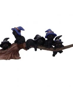 Nemesis Now Purrfect Broomstick Cats All Homeware