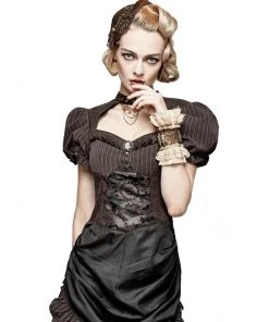 RQBL Coffee Cup Steampunk Wristbands All Steampunk Accessories