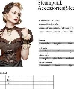 RQBL Coffee Cup Steampunk Wristbands All Steampunk Accessories