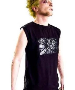 Mens Gothic Clothing Queen Of Darkness Muscle Shirt (S)