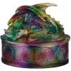 Puckator Rainbow Dragon Metallic Trinket Box All Homeware 1 Puckator Rainbow Dragon Metallic Trinket Box All Homeware