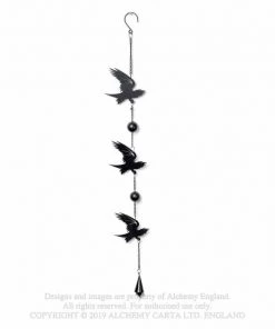 Alchemy Gothic Alchemy Raven Wind Chime Gothic Jewellery 10 Alchemy Gothic Alchemy Raven Wind Chime Gothic Jewellery