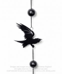 Alchemy Gothic Alchemy Raven Wind Chime Gothic Jewellery