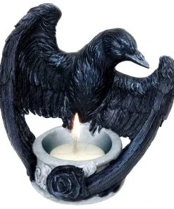 Alchemy Gothic Gothic Jewellery Alchemy Ravens Ward T-Light Holder V28