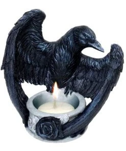 Alchemy Gothic Gothic Jewellery Alchemy Ravens Ward T-Light Holder V28