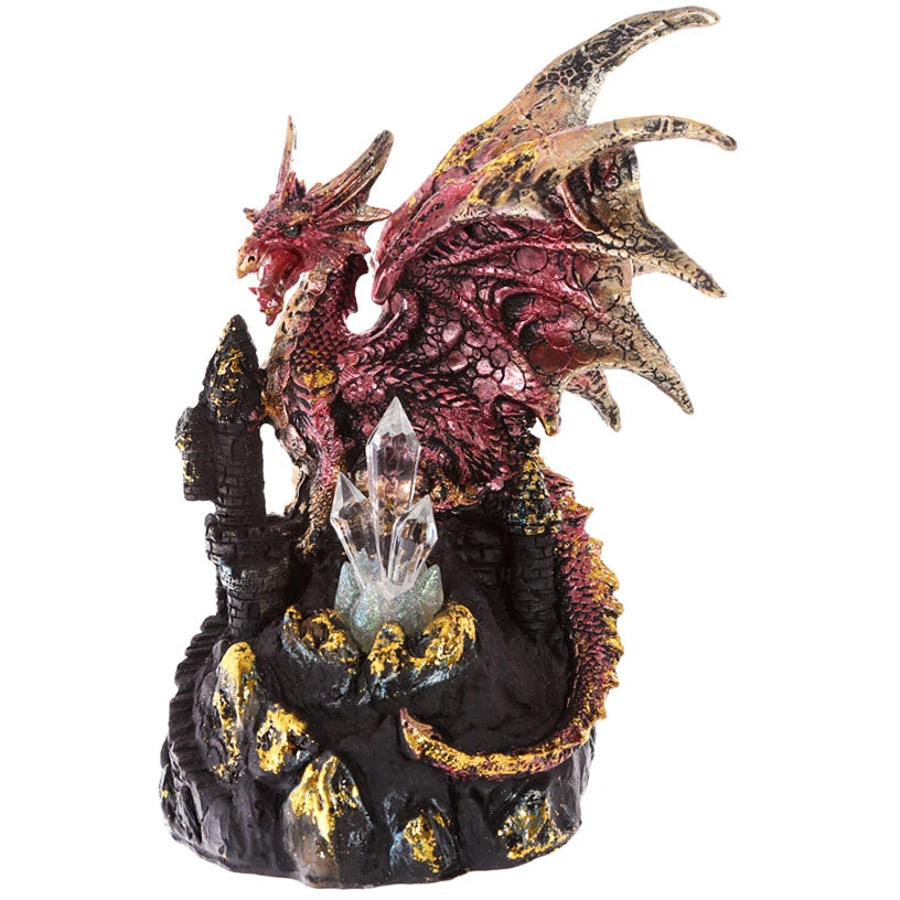 Puckator Red Dark Legends Dragon On Castle With LED Crystal 7 Puckator Red Dark Legends Dragon On Castle With LED Crystal