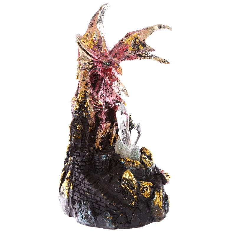 Puckator Red Dark Legends Dragon On Castle With LED Crystal 6 Puckator Red Dark Legends Dragon On Castle With LED Crystal
