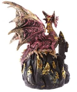 Puckator Red Dark Legends Dragon On Castle With LED Crystal 10 Puckator Red Dark Legends Dragon On Castle With LED Crystal