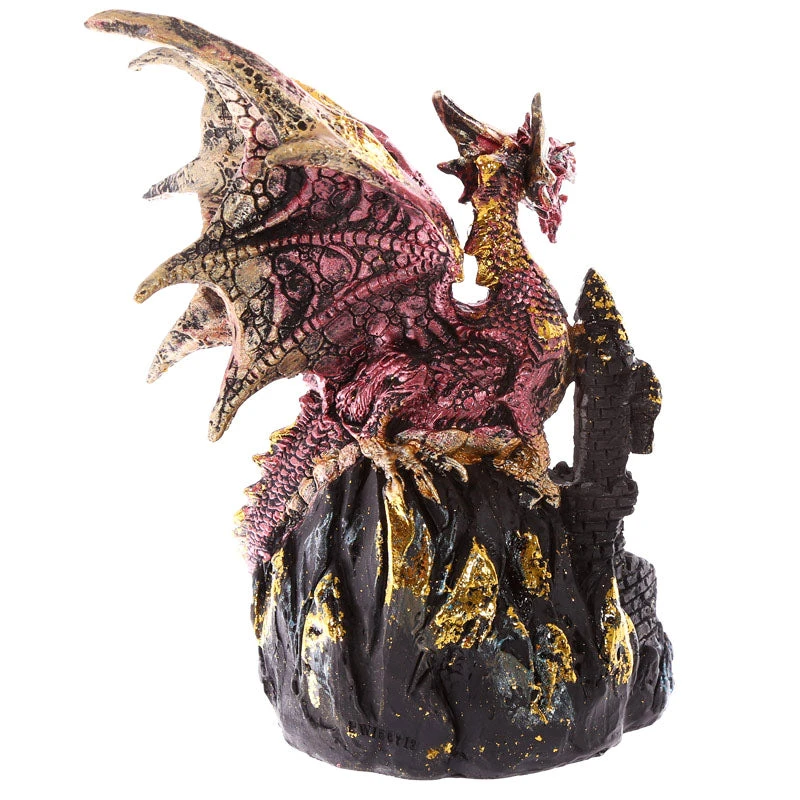 Puckator Red Dark Legends Dragon On Castle With LED Crystal 5 Puckator Red Dark Legends Dragon On Castle With LED Crystal