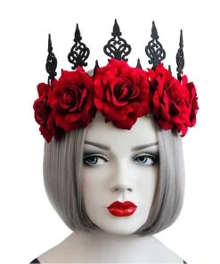 Gothic Hair Accessories Gothic Accessories Red Rose Gothic Crown 15 Gothic Hair Accessories Gothic Accessories Red Rose Gothic Crown