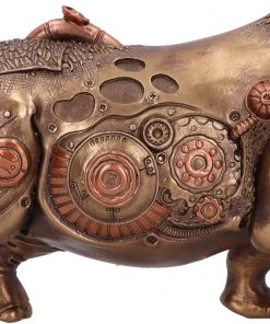 Nemesis Now Rhino Refined Steampunk Figurine Steampunk Homeware