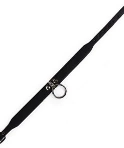 Gothic Collars Black Gothic Collar With Ring