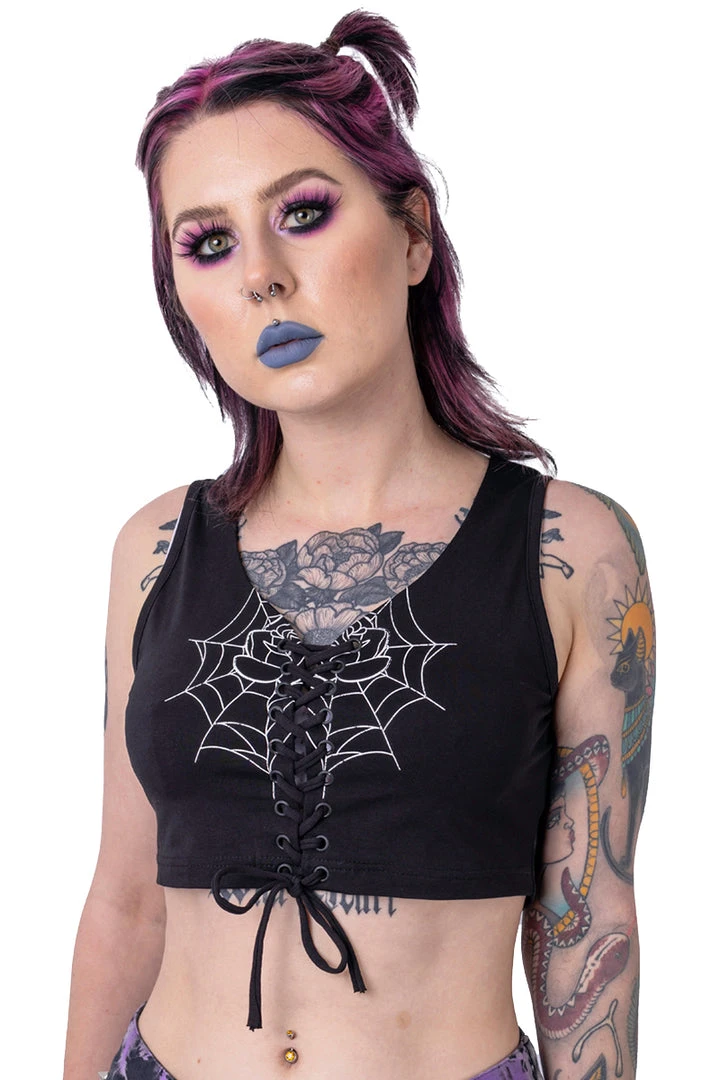 Innocent Clothing Ladies Gothic Clothing Rockabella Black Widow Top 3 Innocent Clothing Ladies Gothic Clothing Rockabella Black Widow Top