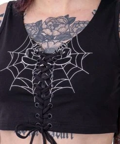 Innocent Clothing Ladies Gothic Clothing Rockabella Black Widow Top 8 Innocent Clothing Ladies Gothic Clothing Rockabella Black Widow Top