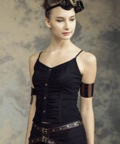 RQBL Steampunk Carroll Top