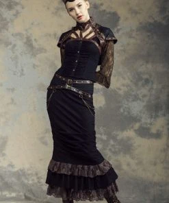 RQBL Steampunk Carroll Top