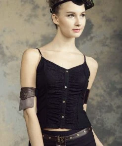 RQBL Steampunk Carroll Top