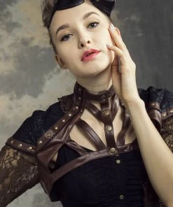 RQBL Steampunk Carroll Top