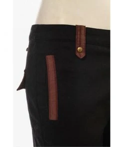 Ladies Steampunk Clothing RQBL Steampunk Bumblebee Capri Pants