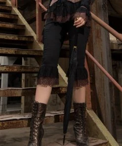 Ladies Steampunk Clothing RQBL Steampunk Bumblebee Capri Pants