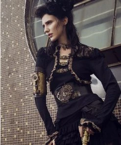 RQBL Steampunk Arm Gauntlet Compass LED All Steampunk Accessories