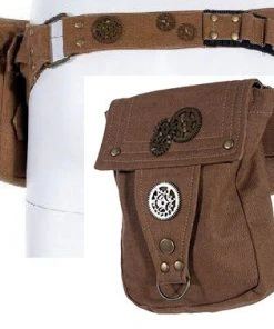 RQBL Khaki Steampunk Belt