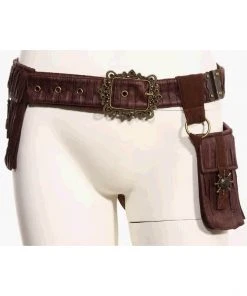 RQBL Brown Steampunk Belt All Steampunk Accessories