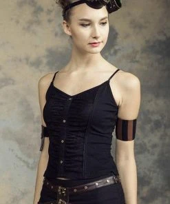 RQBL Steampunk Carroll Top