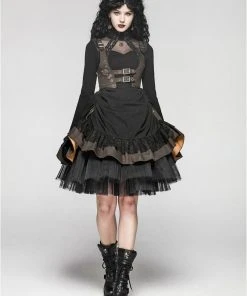 Ladies Steampunk Clothing Punk Rave Saturna Dress