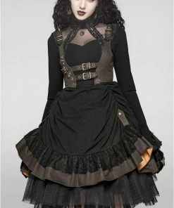 Ladies Steampunk Clothing Punk Rave Saturna Dress