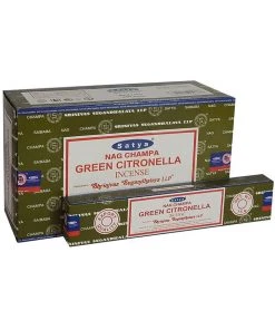 Puckator Satya Green Citronella Nag Champa Incense Sticks