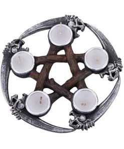 Nemesis Now Scythe Pentagram Tealight Holder All Homeware