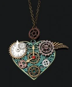 Gothic And Steampunk Jewellery Steampunk Heart Necklace