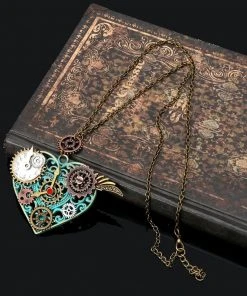 Gothic And Steampunk Jewellery Steampunk Heart Necklace