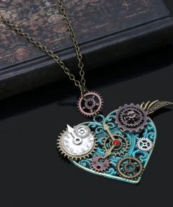 Gothic And Steampunk Jewellery Steampunk Heart Necklace