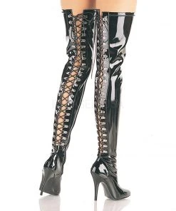 Pleaser SEDUCE 3063 Boots Patent Ladies Fetish Boots