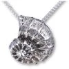 Seventh Sense Ammonite Pendant Silver Steampunk Jewellery