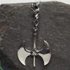Seventh Sense Axe Pendant Silver
