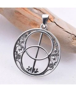 Seventh Sense Chalice Well Pendant Silver Gothic Jewellery