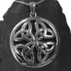Seventh Sense Trinity Shield Pendant Silver