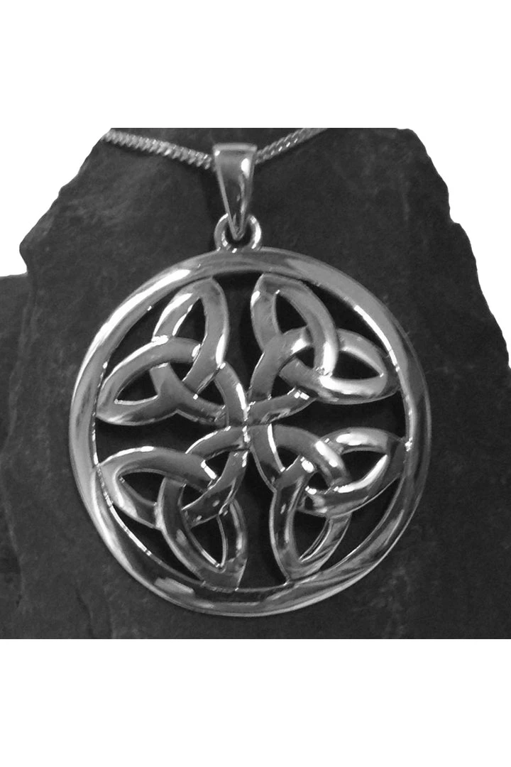 Seventh Sense Trinity Shield Pendant Silver 3 Seventh Sense Trinity Shield Pendant Silver