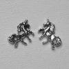 All Jewellery Seventh Sense Unicorn Stud Earrings Silver