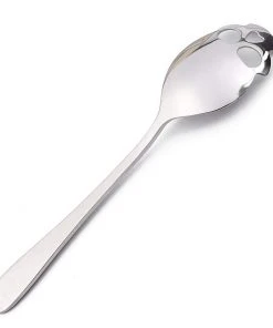 Gothic Accessories Steampunk Homeware Gothic Skull Sugar Spoon Silver
