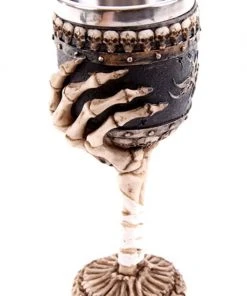 Puckator Skeleton Arm Goblet With Skull Decoration Dining & Barware