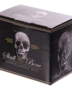Puckator Skeleton Handle Gothic Skull Mug, Gift Boxed
