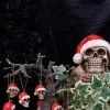 Nemesis Now All Homeware Skull Christmas Tree Silent Night Bauble 4.3cm. Set Of 12