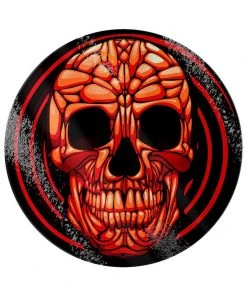Grind Skull Circle Glass Chopping Board Dining & Barware