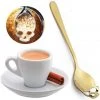 Gothic Accessories Steampunk Homeware Gothic Skull Sugar Spoon Gold